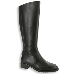 Duchess Black Smooth - Wide Calf